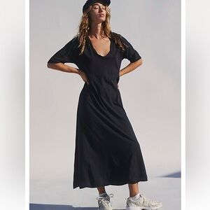 Free People Black Maxi Dress NWOT